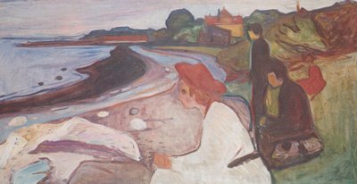Juventude pelo mar de Edvard Munch